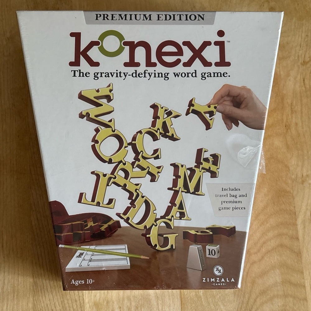 Konexi Premium Edition The Gravity Defying Word Game NEW